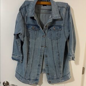 one 5 one Light Blue Denim Jacket